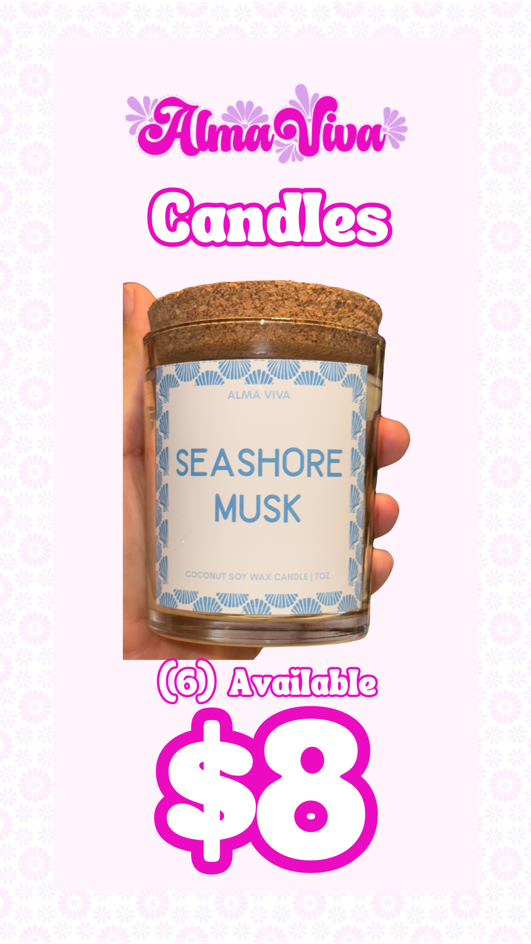 RTS Candles 7oz (Ready To Ship)