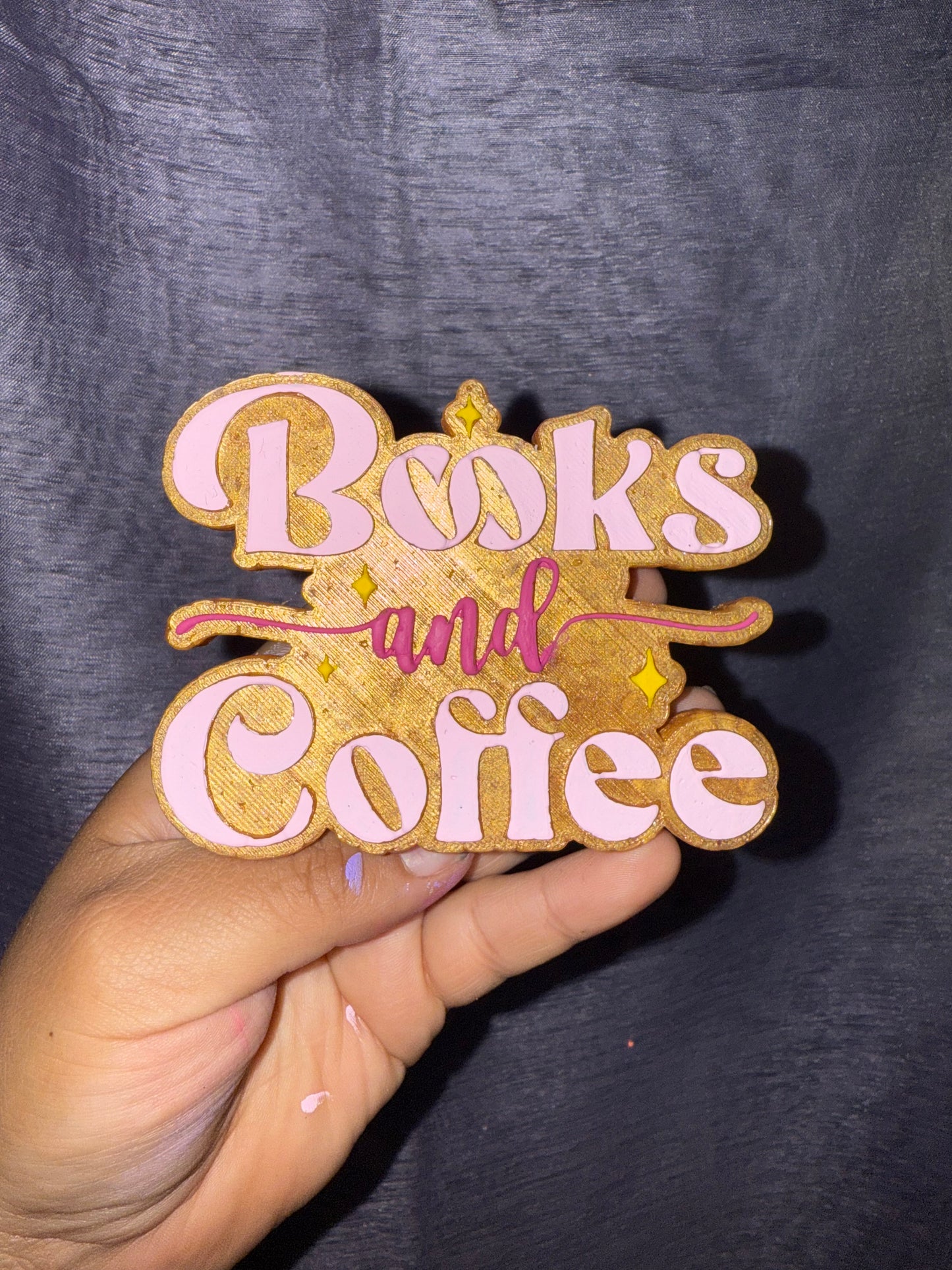 Books and Coffee Freshie