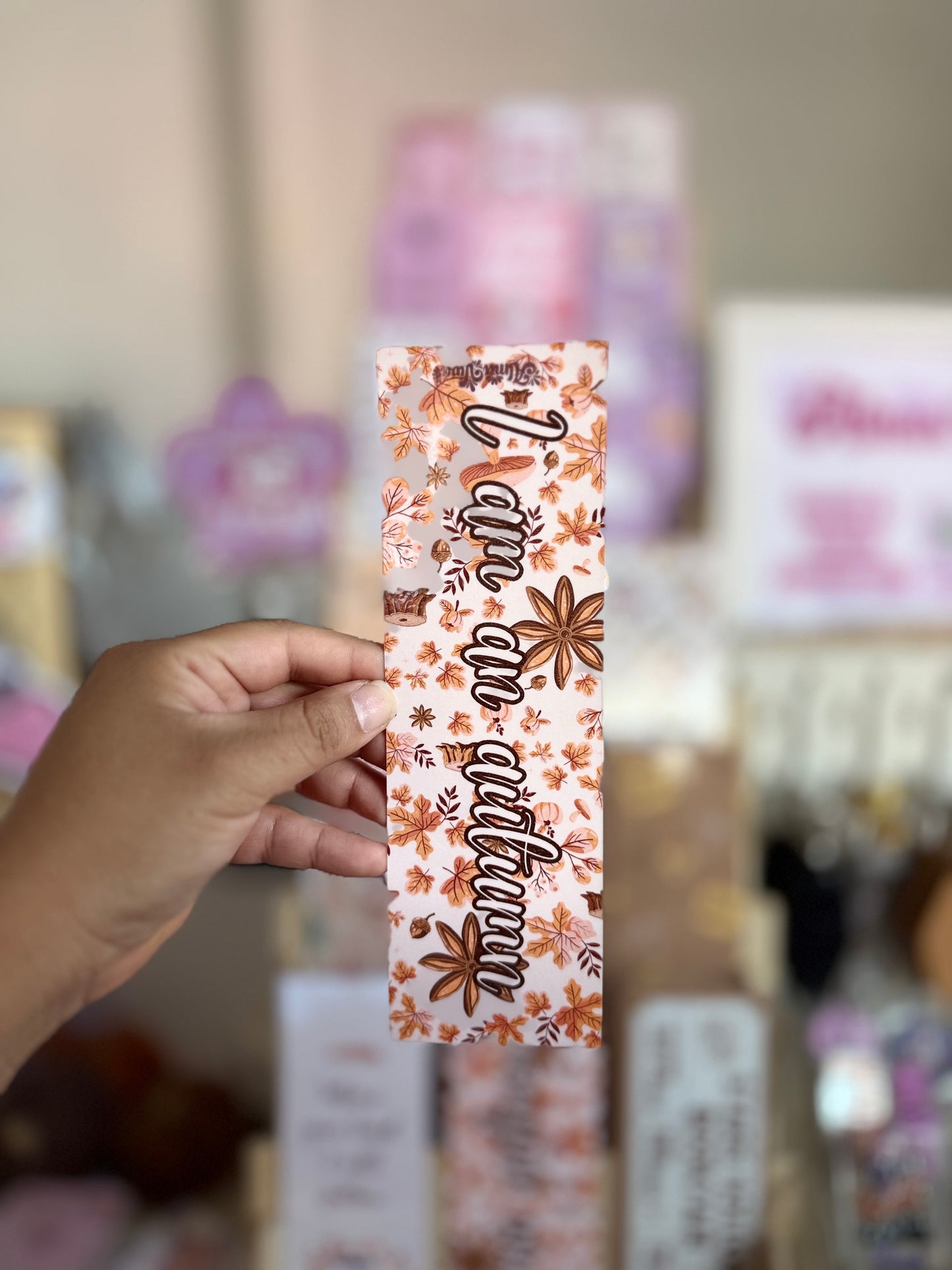 I am an Autumn Bookmark