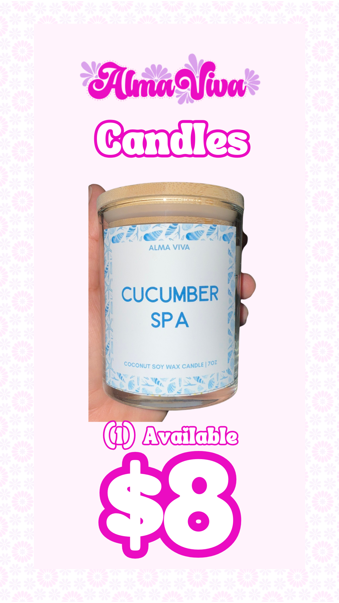 RTS Candles 7oz (Ready To Ship)