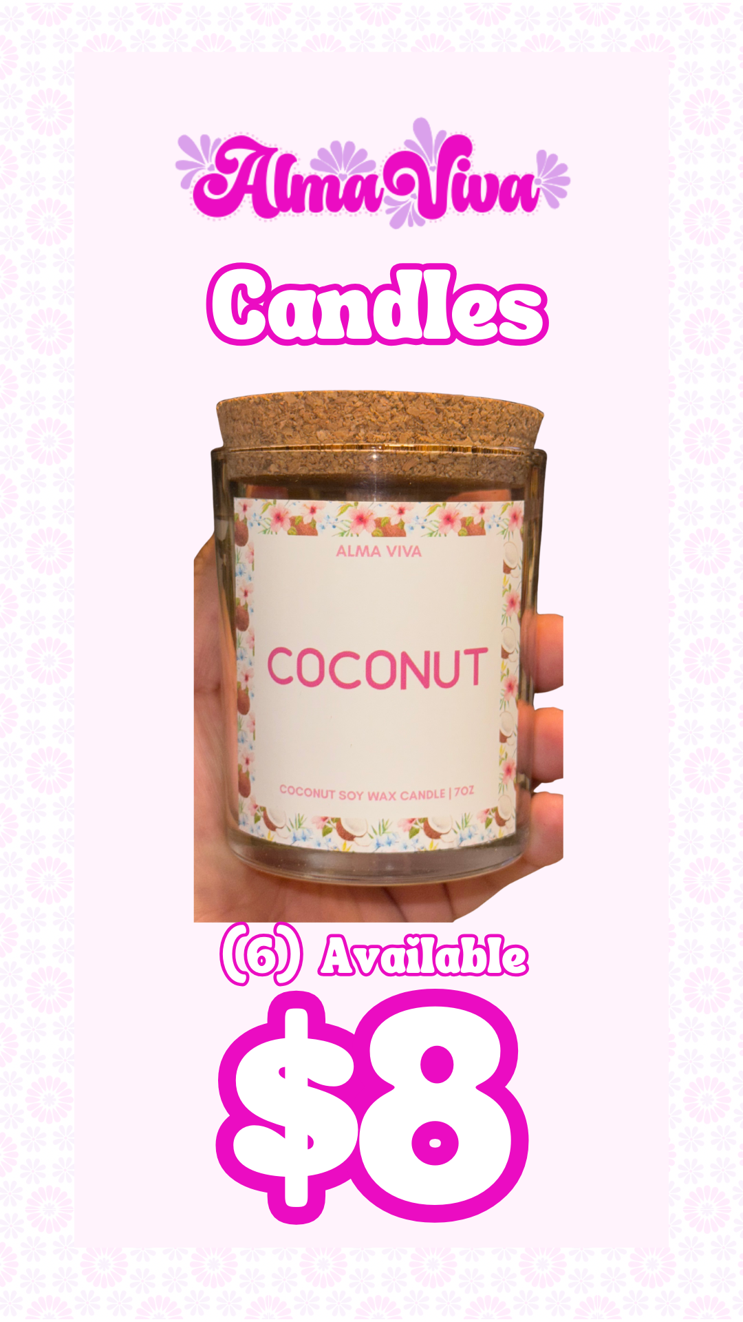 RTS Candles 7oz (Ready To Ship)