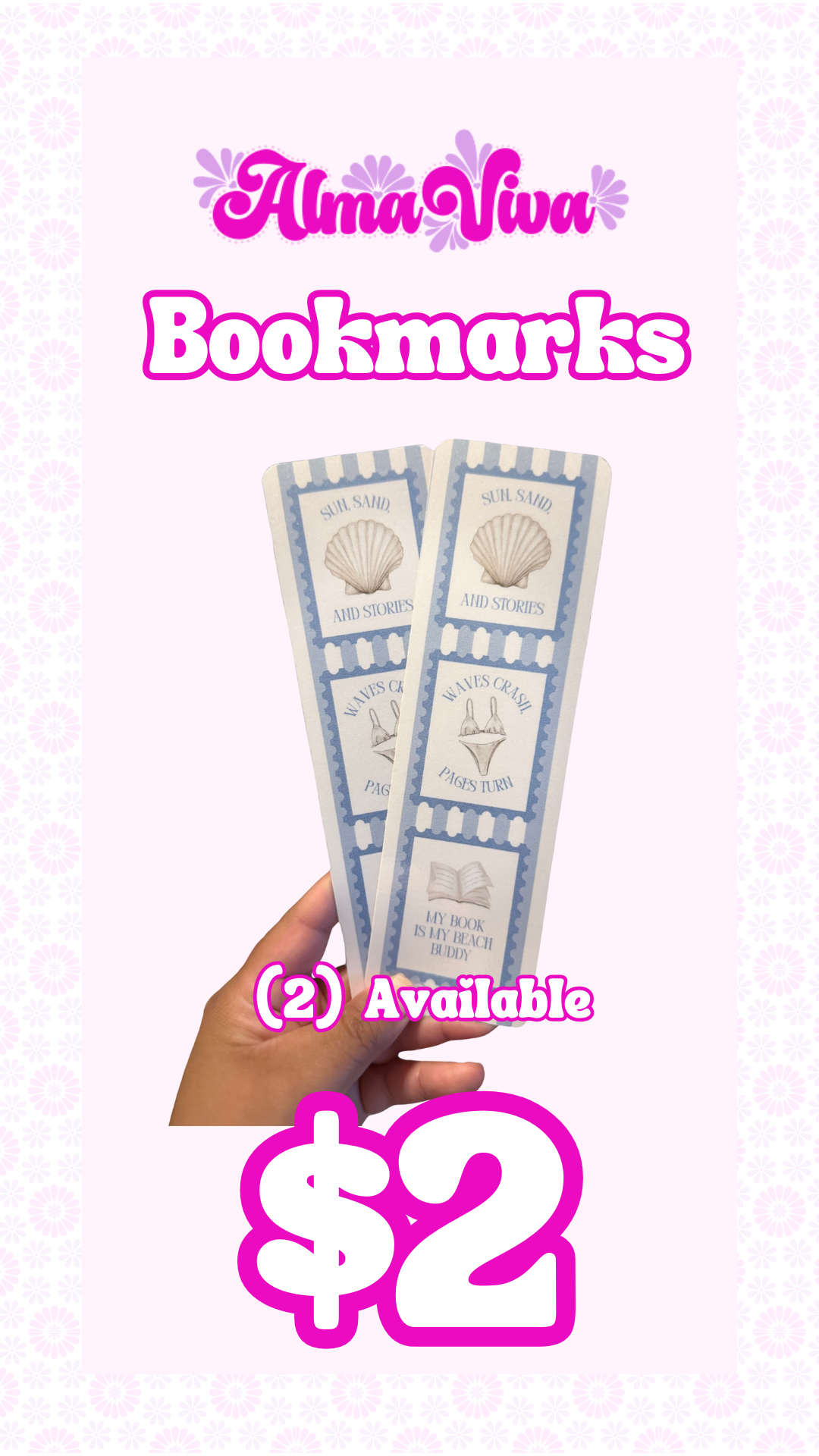 RTS SALE Bookmarks (Ready To Ship)