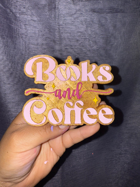 Books and Coffee Freshie