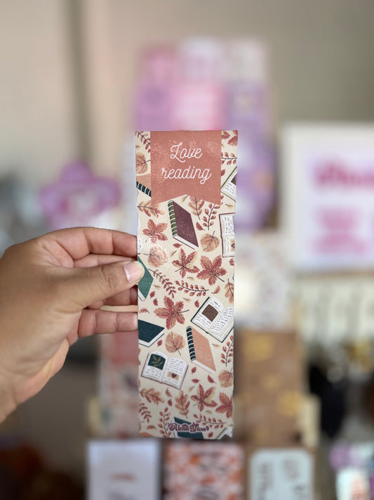 Love Reading Fall Bookmark