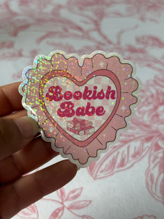 Bookish Babe Sticker