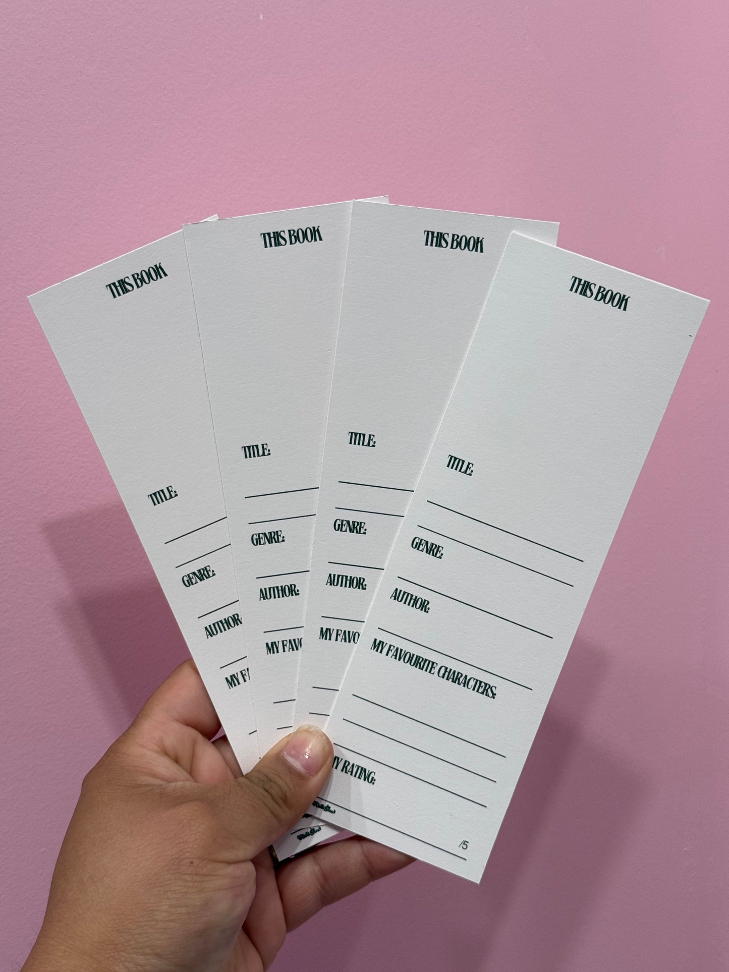 Book Review Bookmark