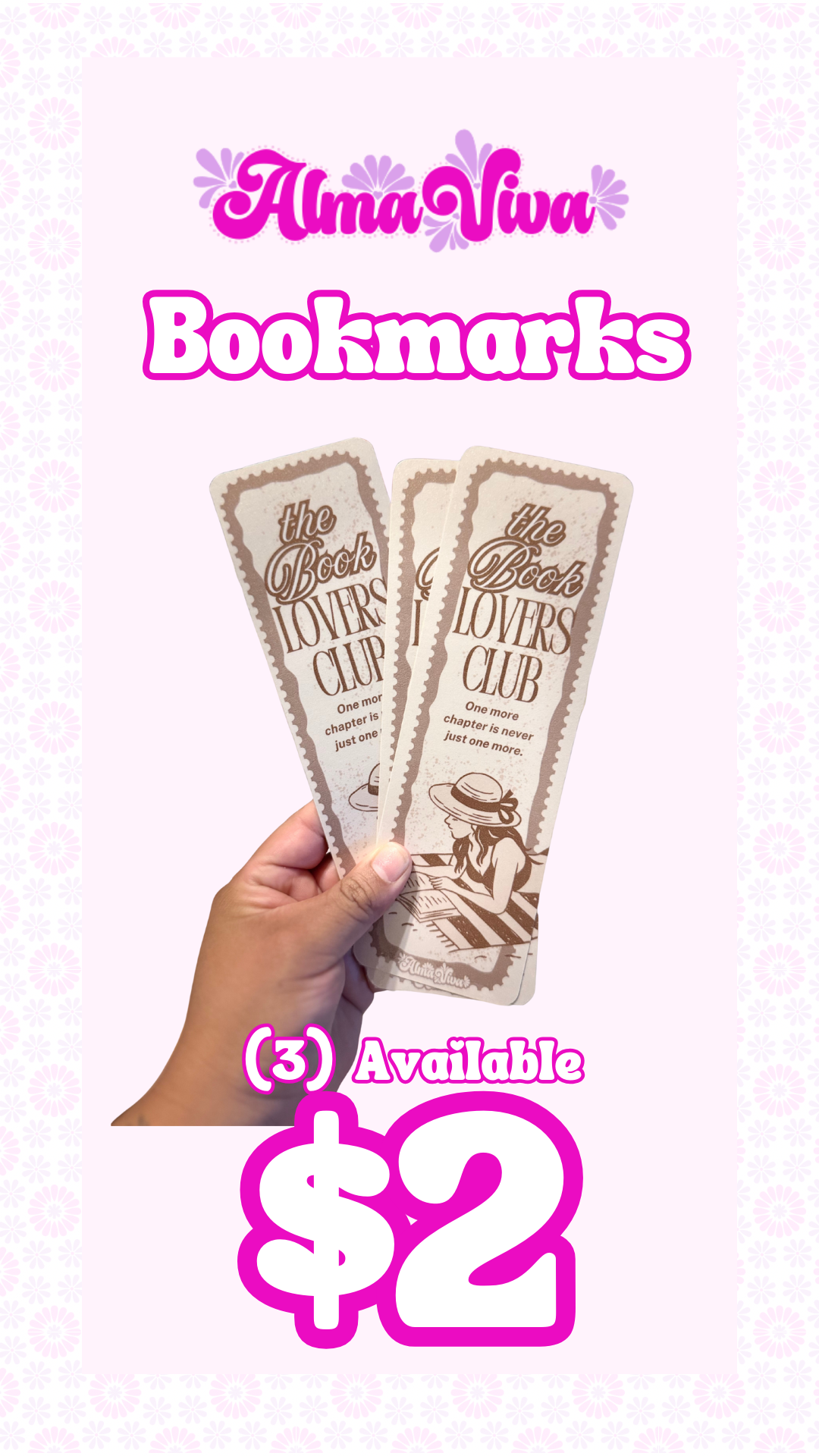 RTS SALE Bookmarks (Ready To Ship)