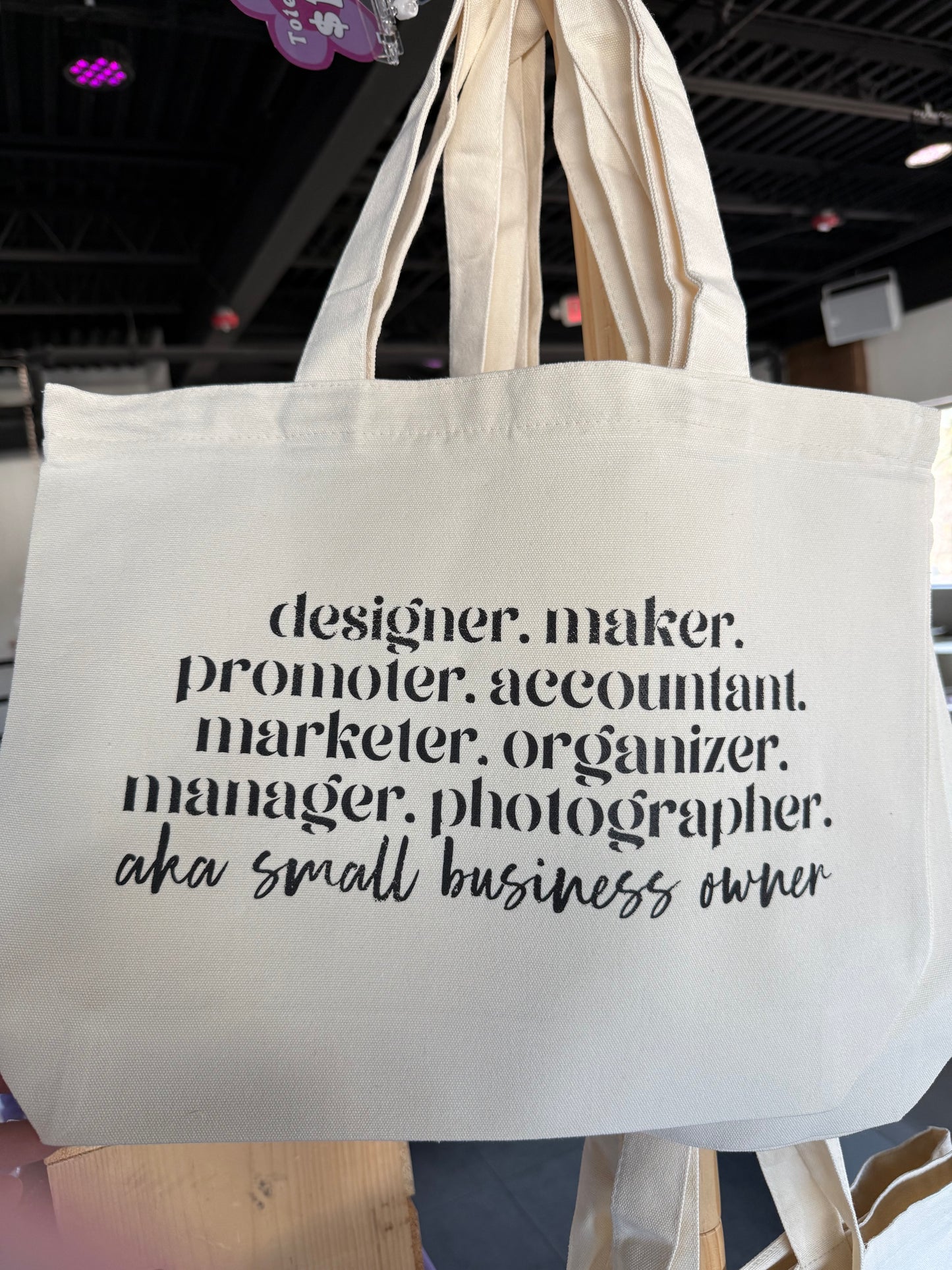 Small Business Owner Tote Bag