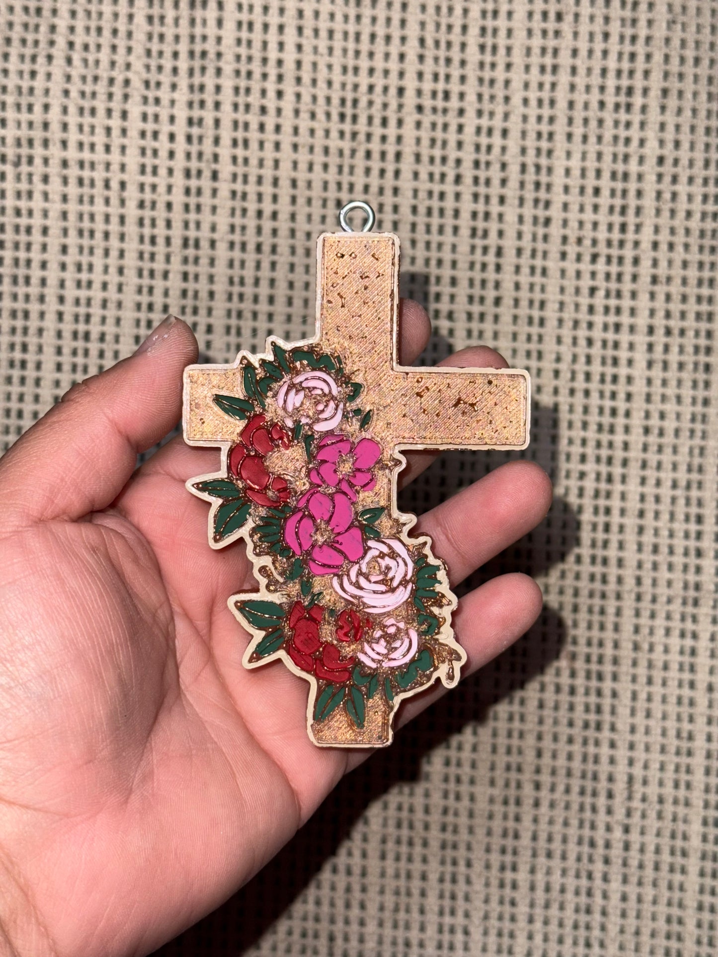 Cross Flowers Freshie