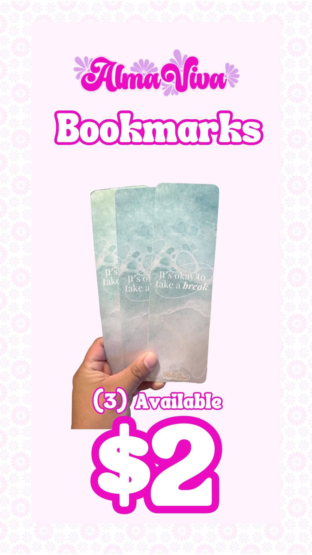RTS SALE Bookmarks (Ready To Ship)