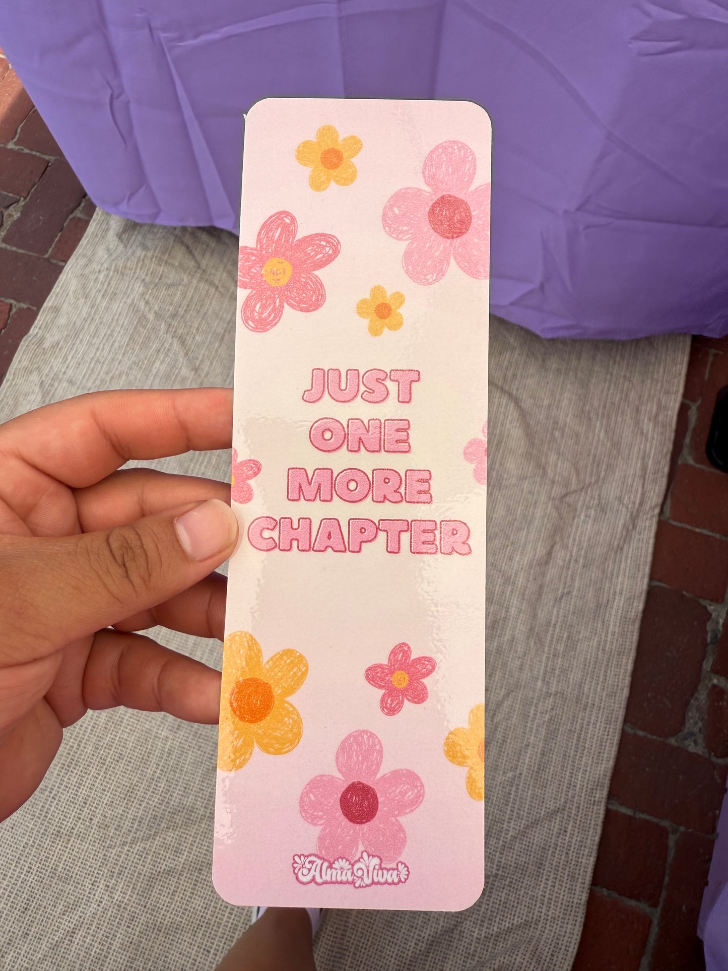 Just One More Chapter Bookmark