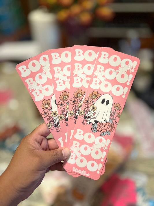 Boo! Pink Bookmark
