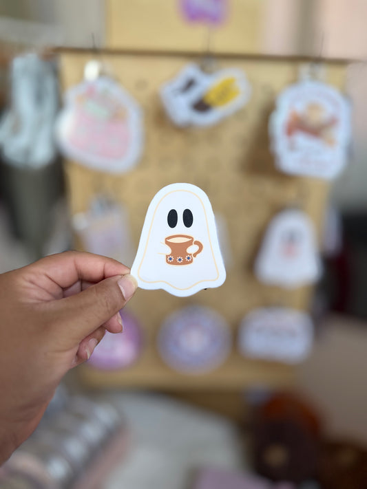 Ghost Cafe de Barro Sticker