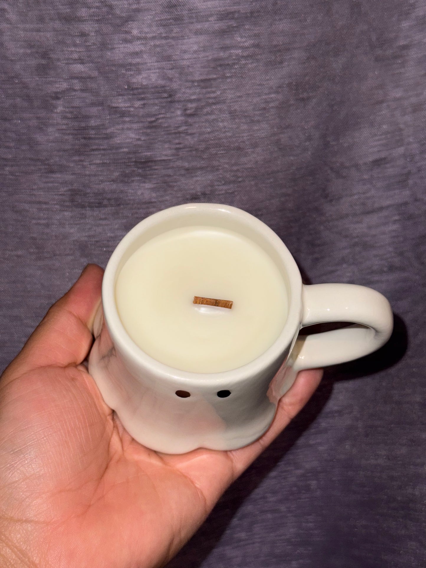 Ghost Mini Candle - Coffee Scent