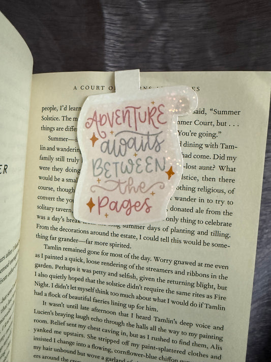 Adventure Awaits Between the Pages Magnet Bookmark