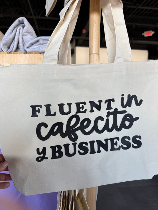 Cafecito & Business Tote bag